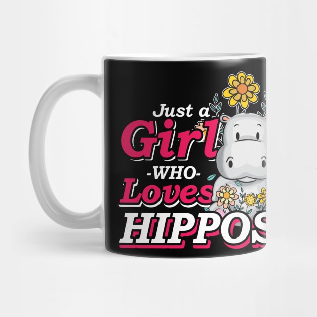 girl love hippo animal by ShirtsShirtsndmoreShirts